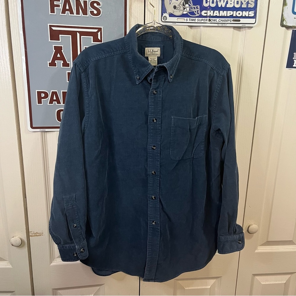 LL Bean Comfort Stretch Corduroy Shirt